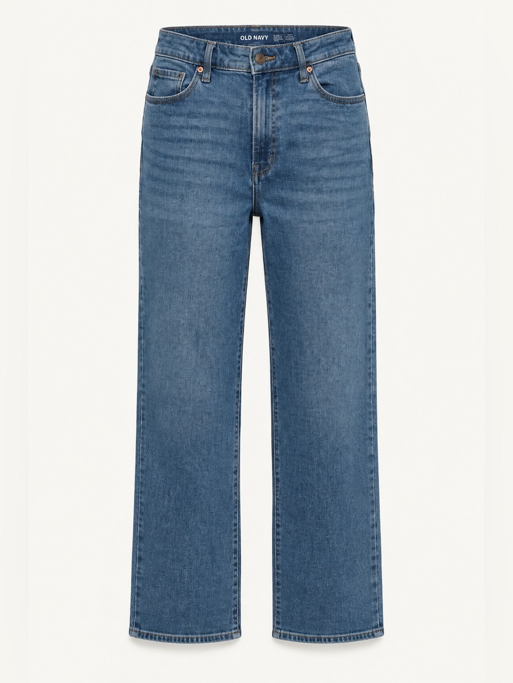 🍁OLD NAVY Women's OG Loose Jeans in Medium Blue Wash👖TALL SIZE👖